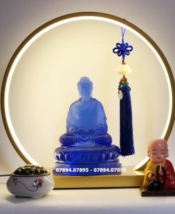 tượng Phật Dược Sư xanh dương đẹp