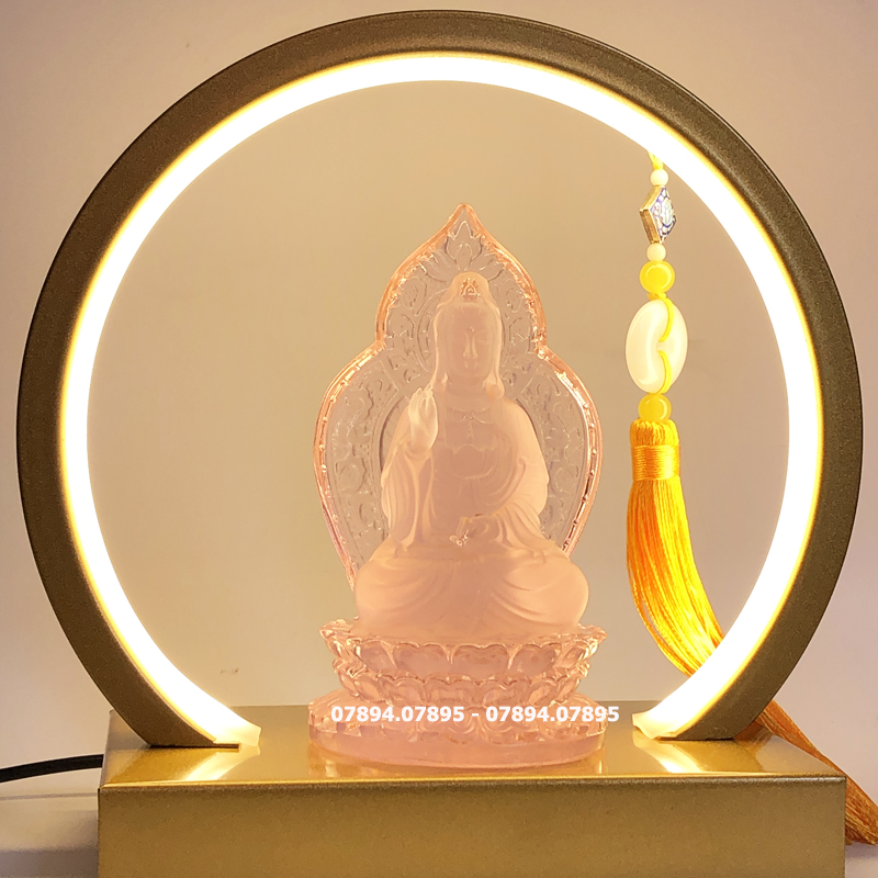 decor tượng Phật Quan Âm để bàn cao 15cm