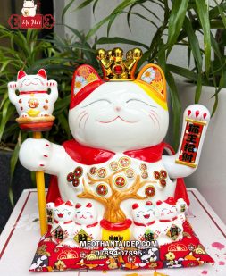 Mèo thần tài vua cây tài lộc chiêu tài may mắn