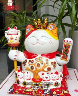 Mèo thần tài vua cây tài lộc chiêu tài may mắn