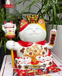 Mèo thần tài vua cây tài lộc chiêu tài may mắn