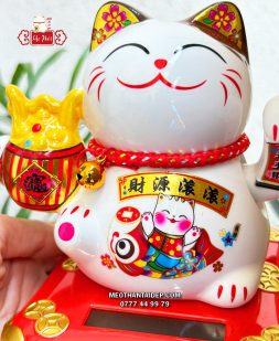 Mèo Thần Tài năng lượng hũ vàng cá chép tài nguyên cuồn cuộn