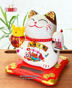 Mèo Thần Tài năng lượng hũ vàng cá chép tài nguyên cuồn cuộn