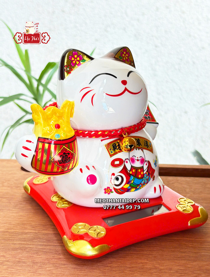 Mèo Thần Tài năng lượng hũ vàng cá chép tài nguyên cuồn cuộn 