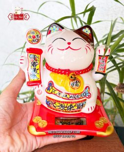 Mèo Thần Tài năng lượng hồ lô liễn thiên khách vạn lai