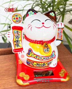 Mèo Thần Tài năng lượng hồ lô liễn thiên khách vạn lai