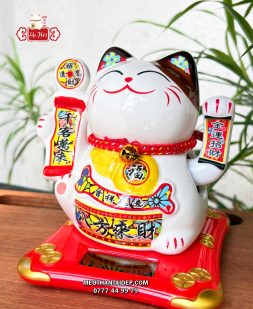 Mèo Thần Tài năng lượng hồ lô liễn thiên khách vạn lai