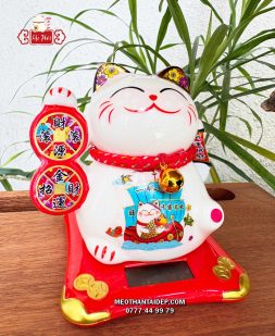 Mèo Thần Tài năng lượng đồng xu thuyền thuận buồm xuôi gió
