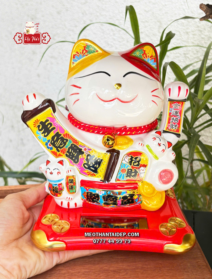 Mèo Thần Tài năng lượng tụ bảo sinh ý hưng long