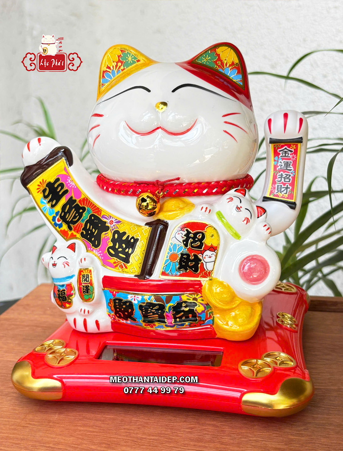 Mèo Thần Tài năng lượng tụ bảo sinh ý hưng long