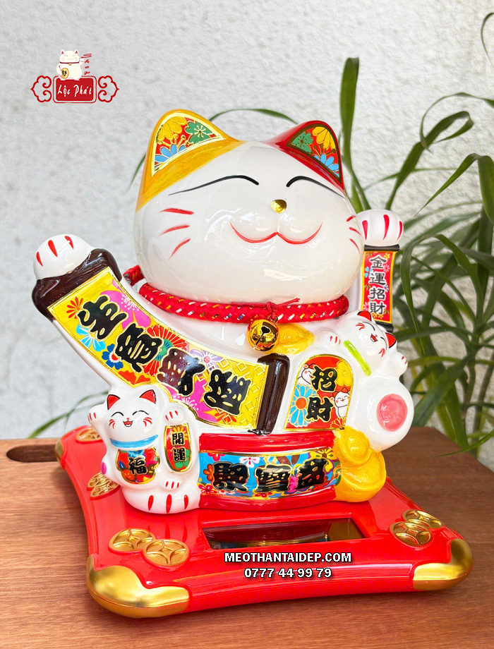 Mèo Thần Tài năng lượng tụ bảo sinh ý hưng long