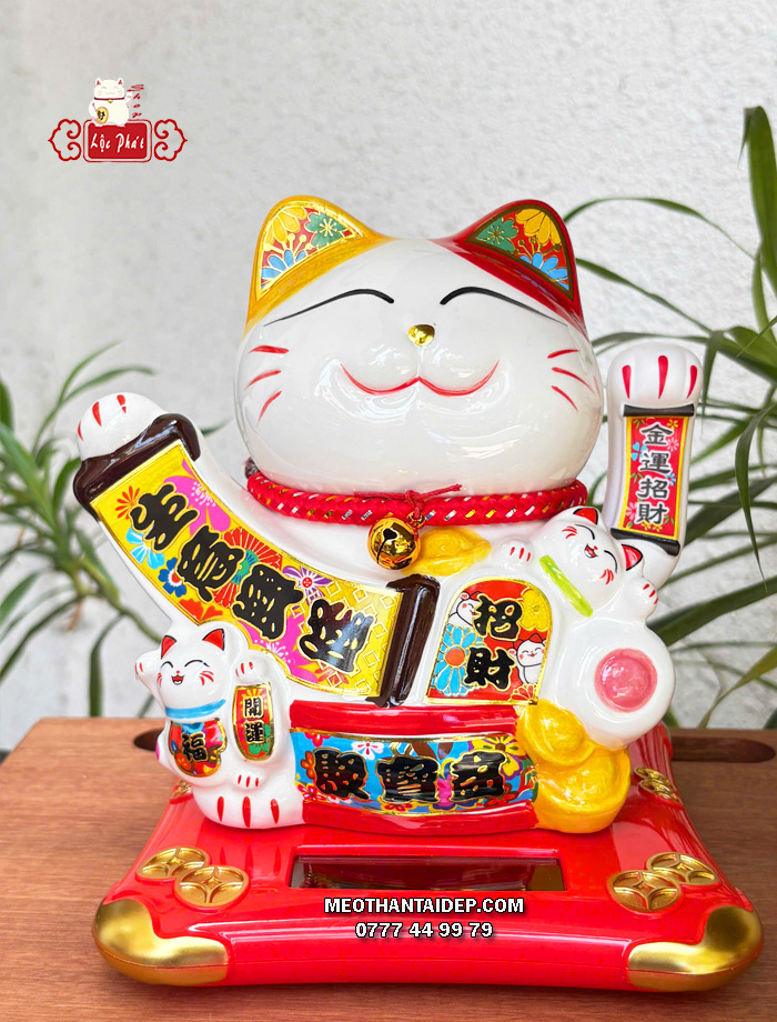 Mèo Thần Tài năng lượng tụ bảo sinh ý hưng long