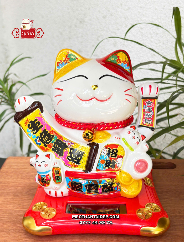 Mèo Thần Tài năng lượng tụ bảo sinh ý hưng long
